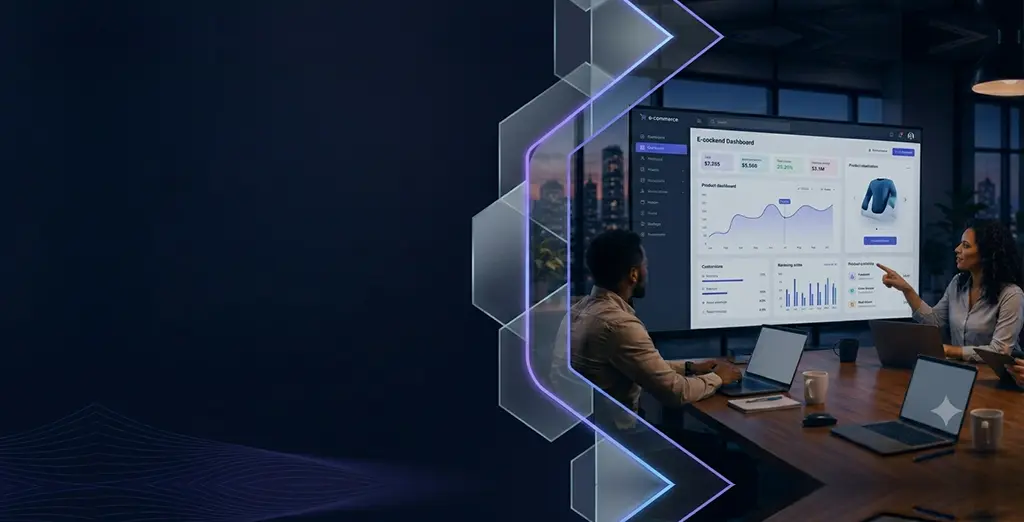 E-commerce web portal dashboard showing product management