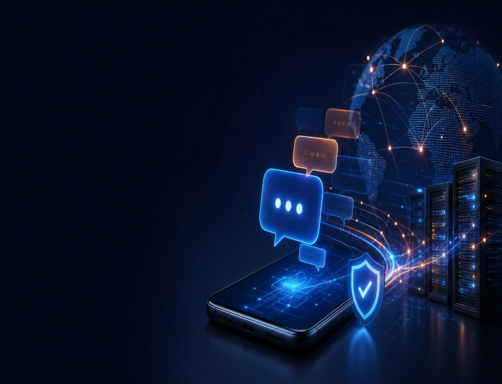 Two-Way SMS Solutions for Customer Communication unique SMS hero WebP 1004x768